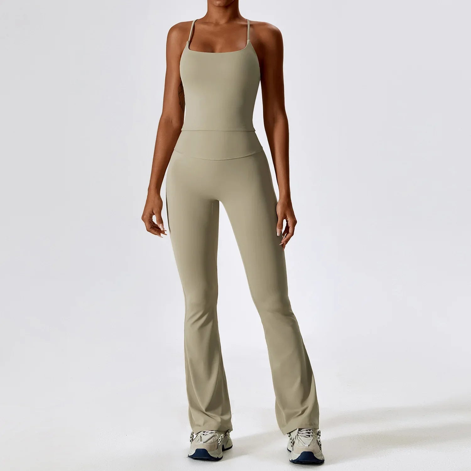 Seamless Yoga Set - Crop Top & Leggings