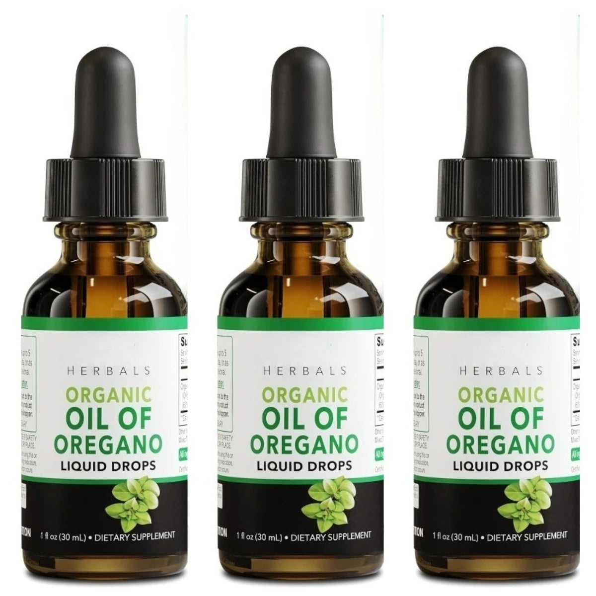 Oregano Oil Organic Liquid Tincture Extract Cleanse Detox Immune Support, Digestive Gut Health - Pure Vegan Herbal Tincture 1 Oz