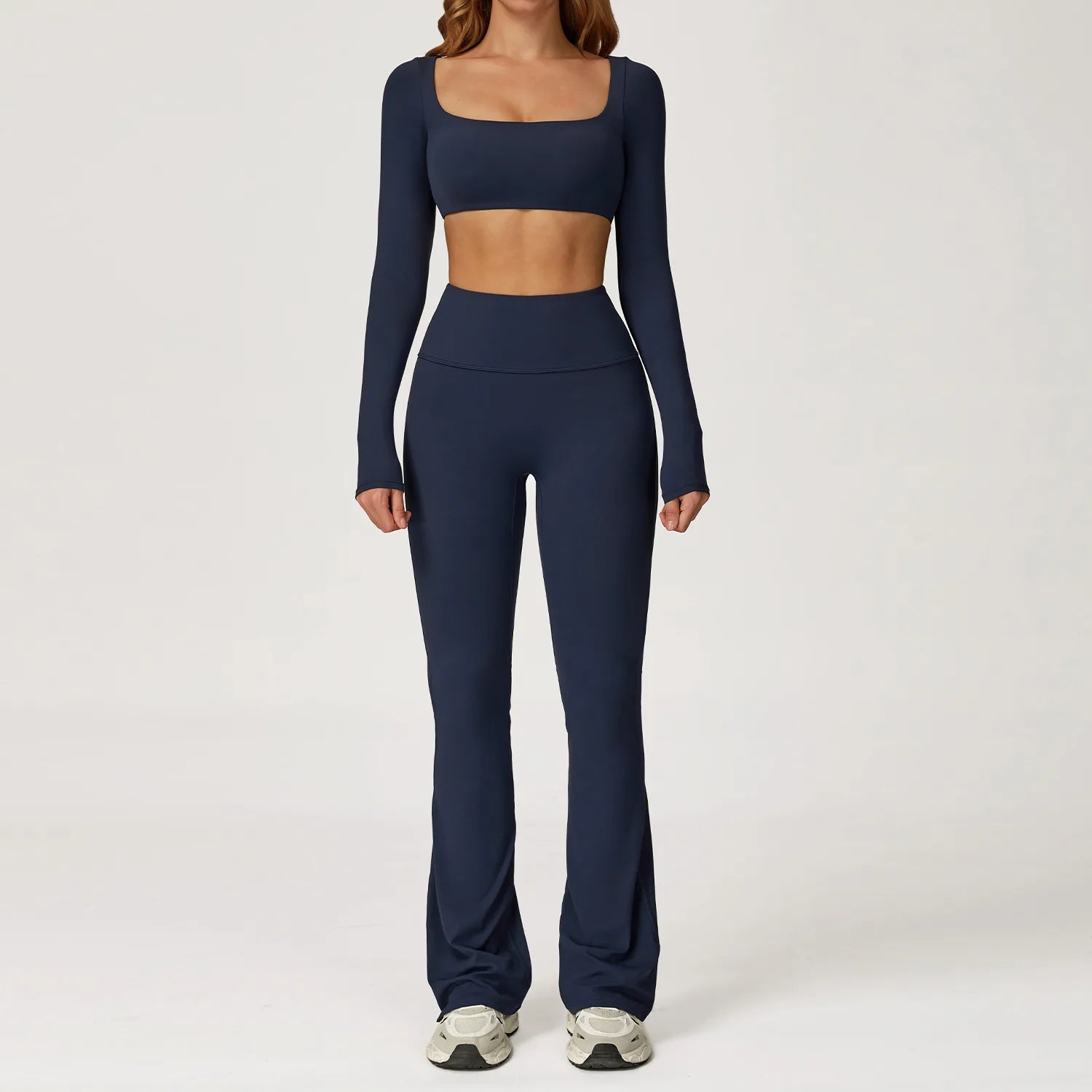 Seamless Yoga Set - Crop Top & Leggings